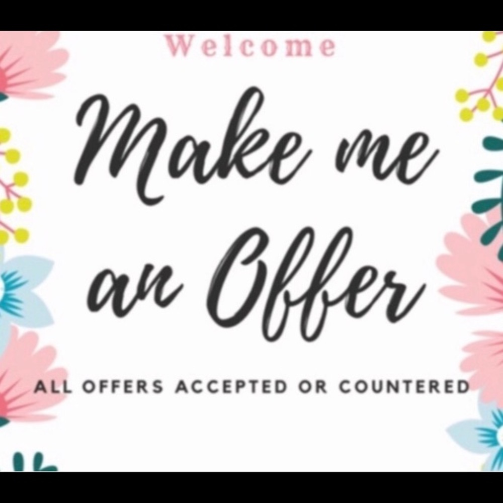 Don’t be shy! All offers are welcome😊